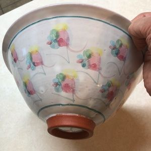 Stoneware bowl with signature MAKE ME AN OFFER!!